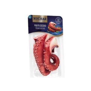 Pulpo cocido dos patas NUCHAR 200 grs.