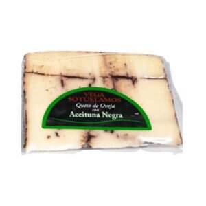 Queso de oveja con aceitunas negras (cuña) SOTUÉLAMOS ~200 grs.