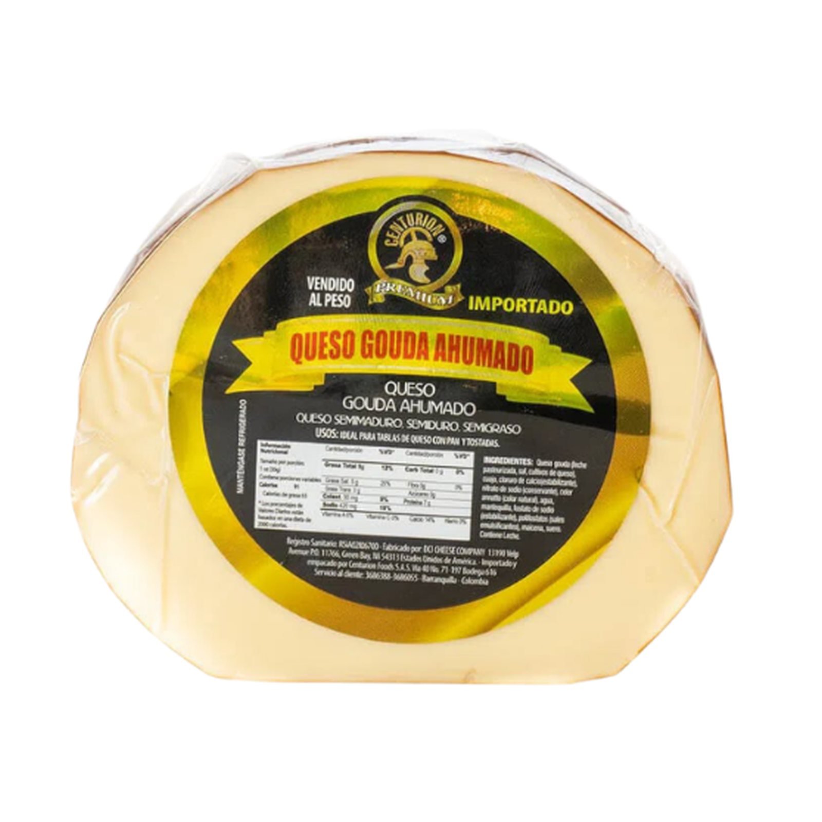 Queso gouda ahumado CENTURIÓN ~200 grs.