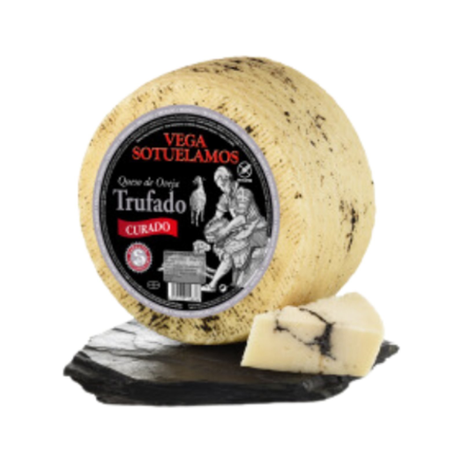 Queso de oveja trufado (torta) SOTUÉLAMOS ~3.4 kg