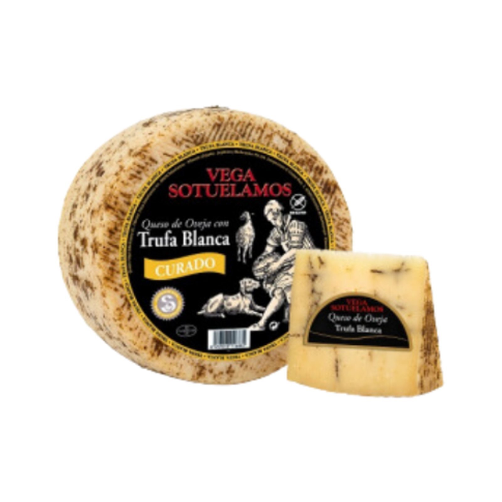 Queso de oveja trufa blanca (torta) SOTUÉLAMOS ~3.4 kg