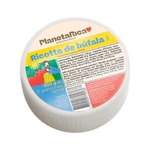 Queso ricotta de búfala PLANETA RICA 500 grs.