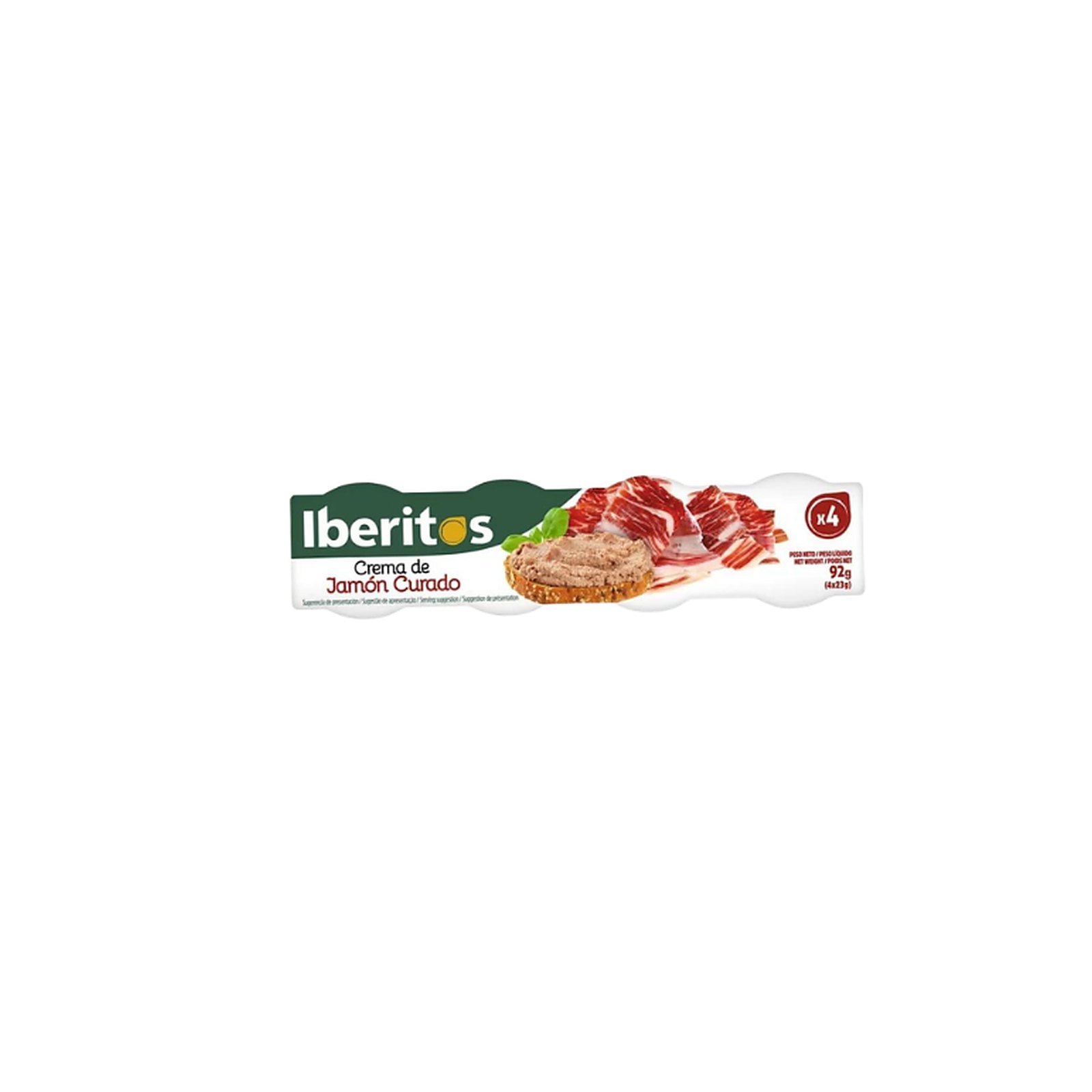 Crema de jamón curado IBERITO 92 grs.