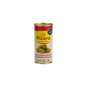 Aceituna verde rellena de pimiento 350 grs.