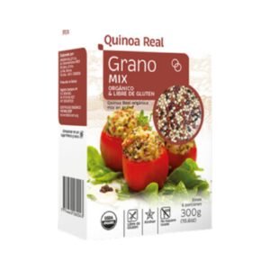 Grano de quinoa real mix orgánico ANDEAN VALLEY 300 grs.