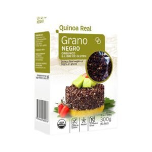 Grano de quinoa real negro orgánico ANDEAN VALLEY 300 grs.