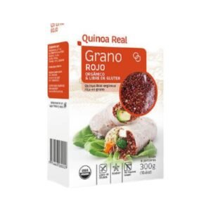 Grano de quinoa real rojo orgánico ANDEAN VALLEY 300 grs.