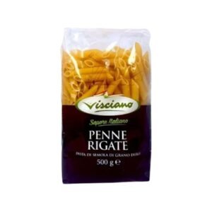 Pasta de sémola de trigo duro (penne rigate) 500 grs.