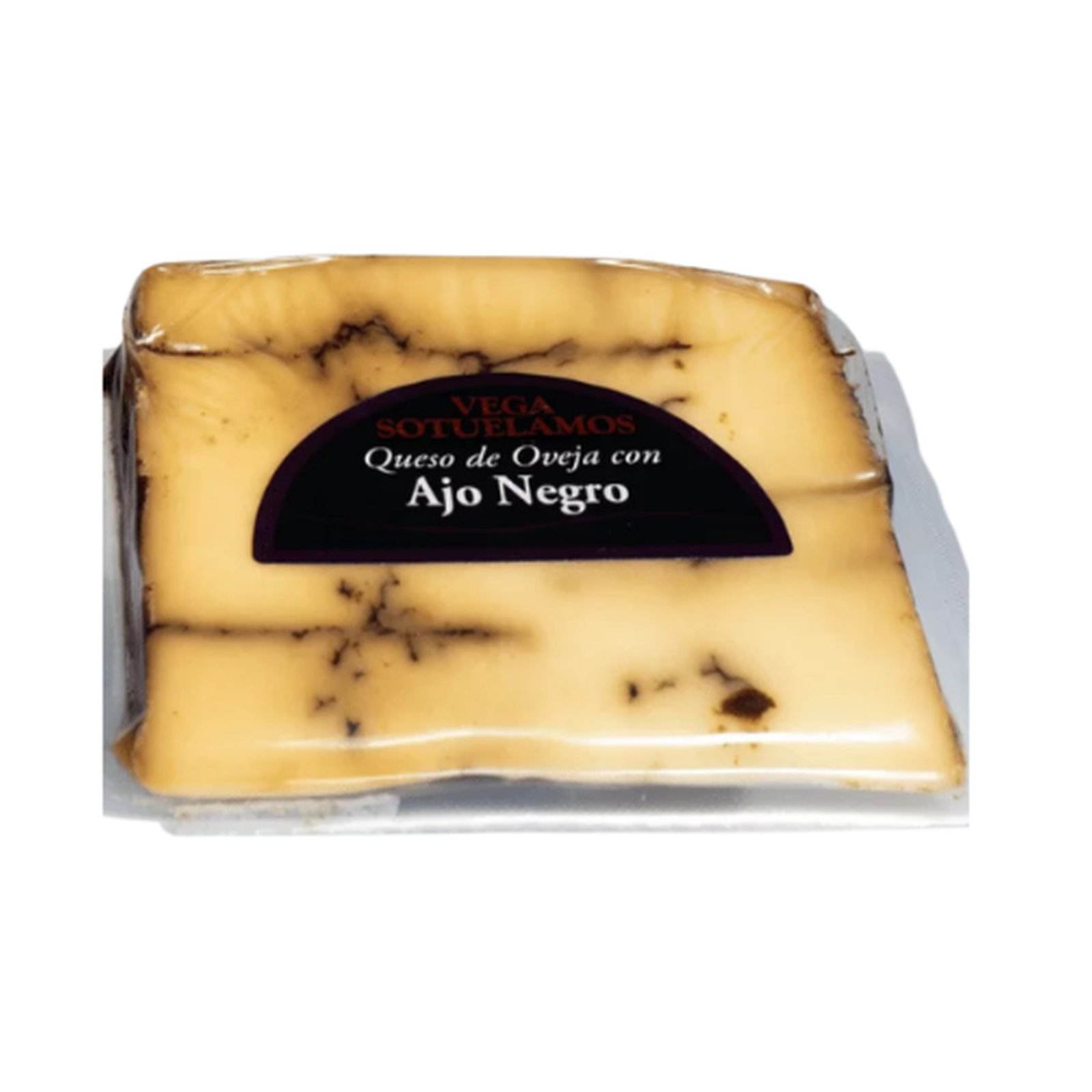 Queso de oveja con ajo negro (cuña) SOTUÉLAMOS ~200 grs.
